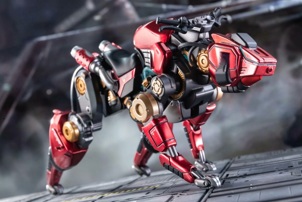 【Available】86Toys Cyber Mechanical Dog, Articulated, with LED Breathing Light