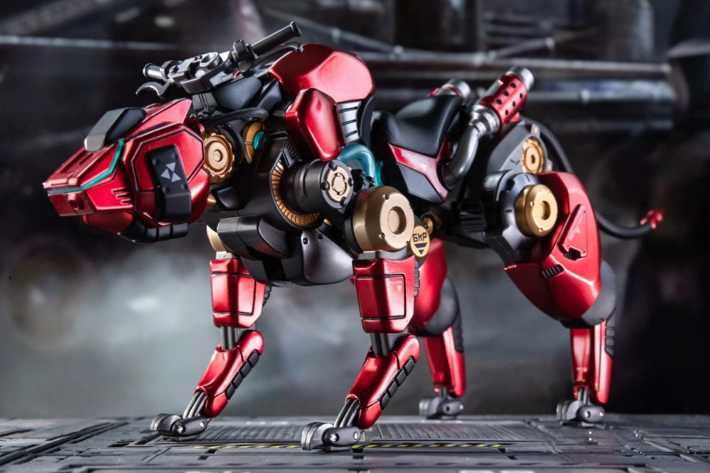 【Available】86Toys Cyber Mechanical Dog, Articulated, with LED Breathing Light