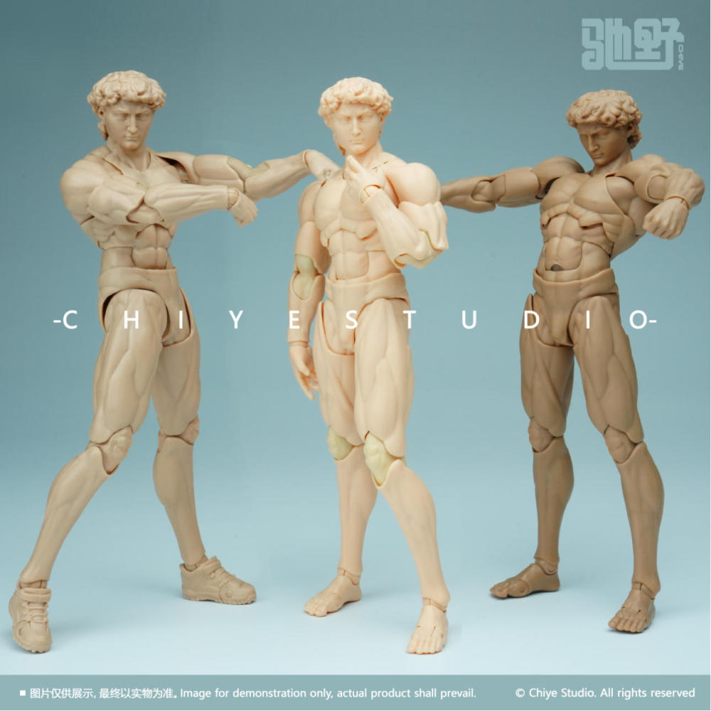 【Pre-order】1/12 Chiye studio David Movable Male Body