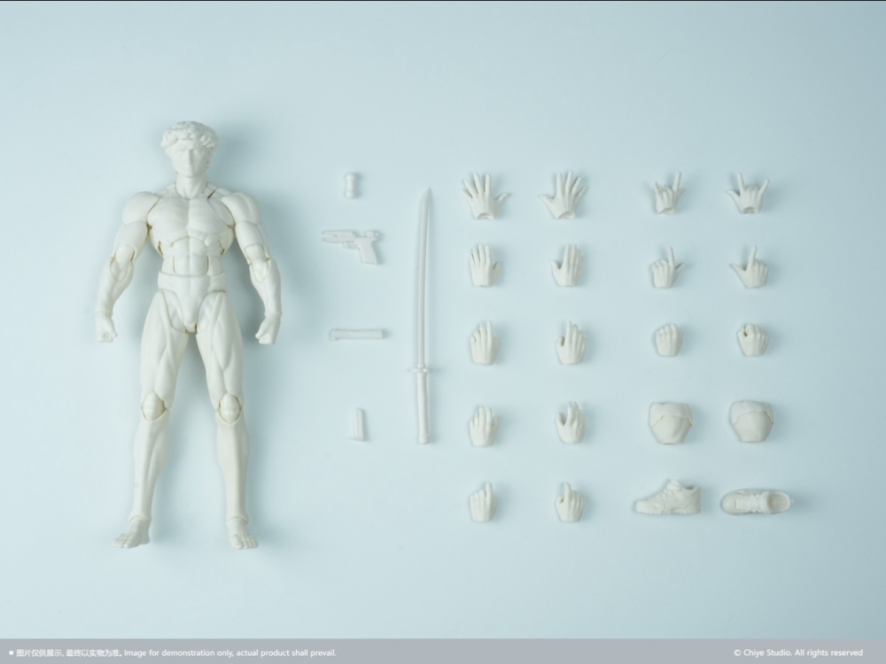 【Pre-order】1/12 Chiye studio David Movable Male Body