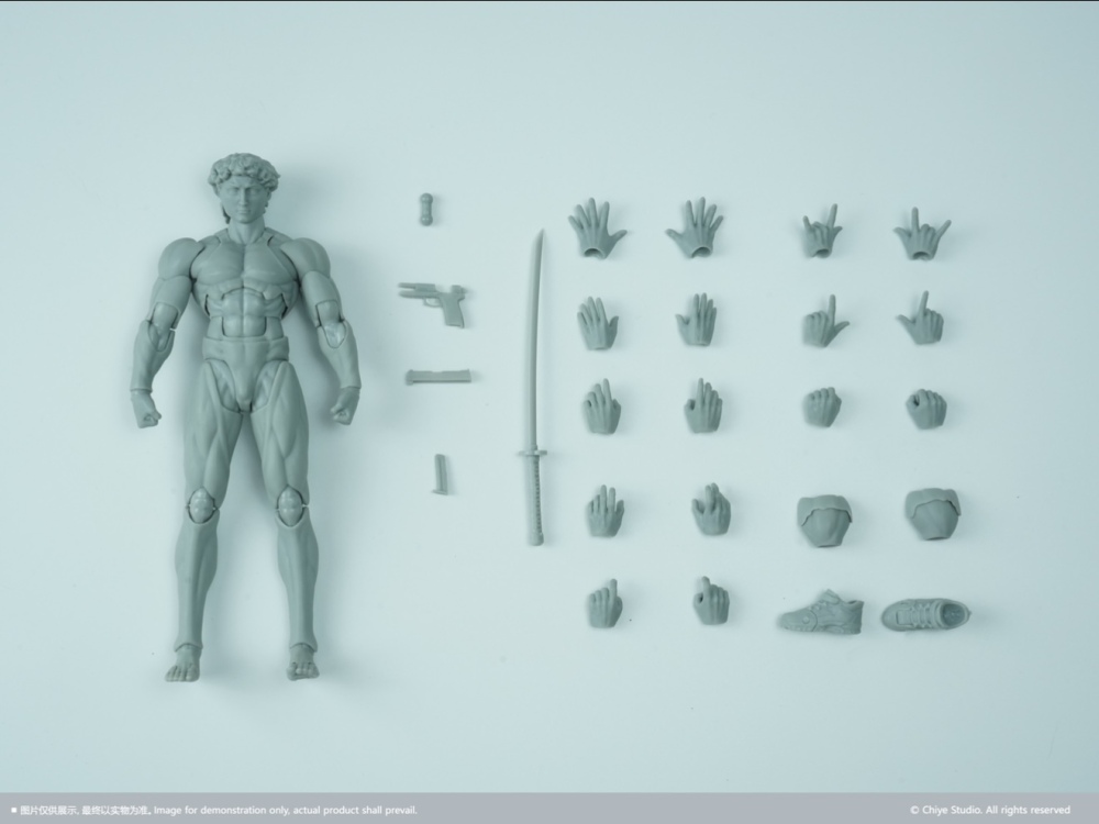 【Pre-order】1/12 Chiye studio David Movable Male Body