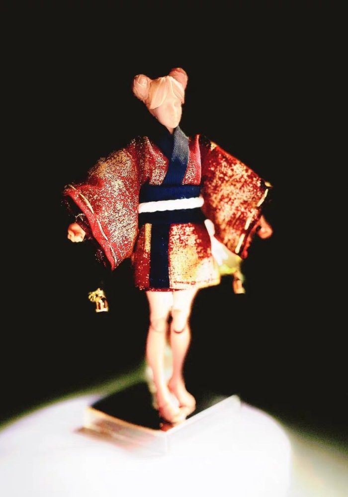 【Pre-order】1/12 Fit for Romankey body Cotton Kimono set