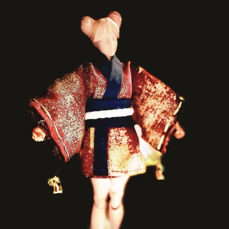 【Pre-order】1/12 Fit for Romankey body Cotton Kimono set