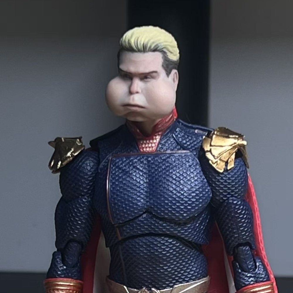 【Pre-order】1/12 the Homelander Cute puffy cheeks Antony Starr head sculpture
