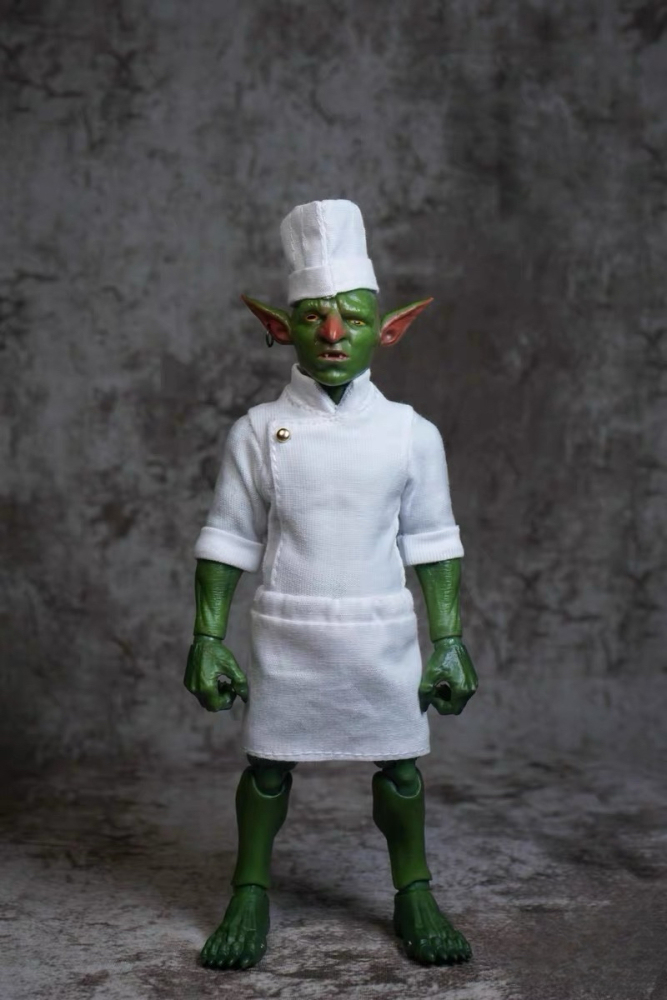 【Pre-order】1/12 Action Figure Chef Costume Set (Clothing Only)