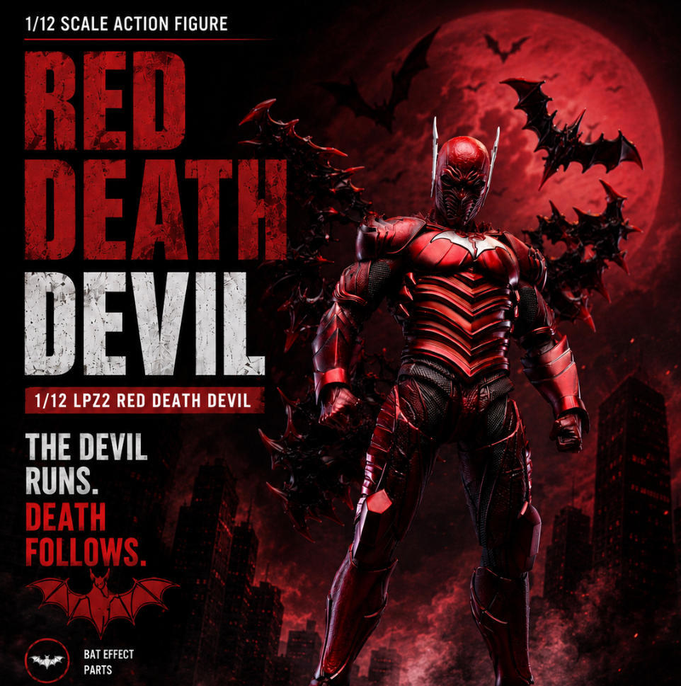 【Available】1/12 圆野文化 LPZZ U·P·FINEGURES Red Death Devil  Scale Action Figure UPF