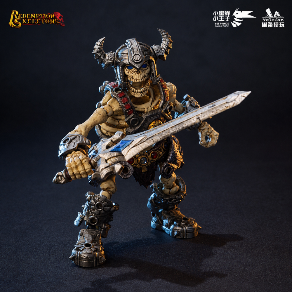 【Pre-order】Youto toy 1/12 Skeleton Army Frenzy Warrior: Skeleton Berserker / Arcane Mage: Skeleton Summoner Action Figure