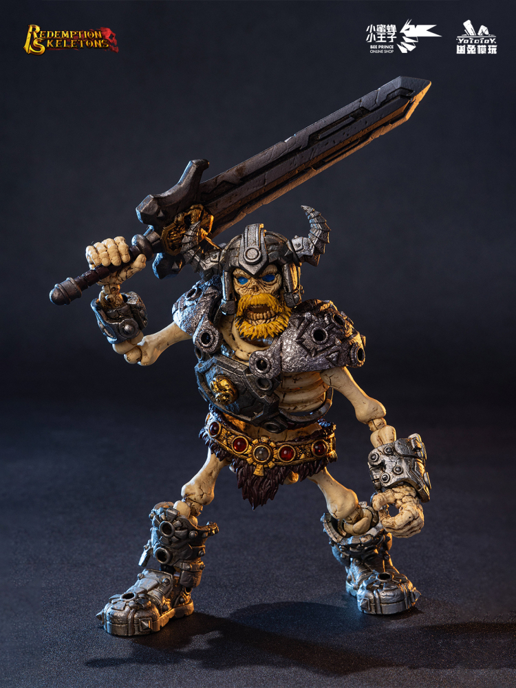 【Pre-order】Youto toy 1/12 Skeleton Army Frenzy Warrior: Skeleton Berserker / Arcane Mage: Skeleton Summoner Action Figure