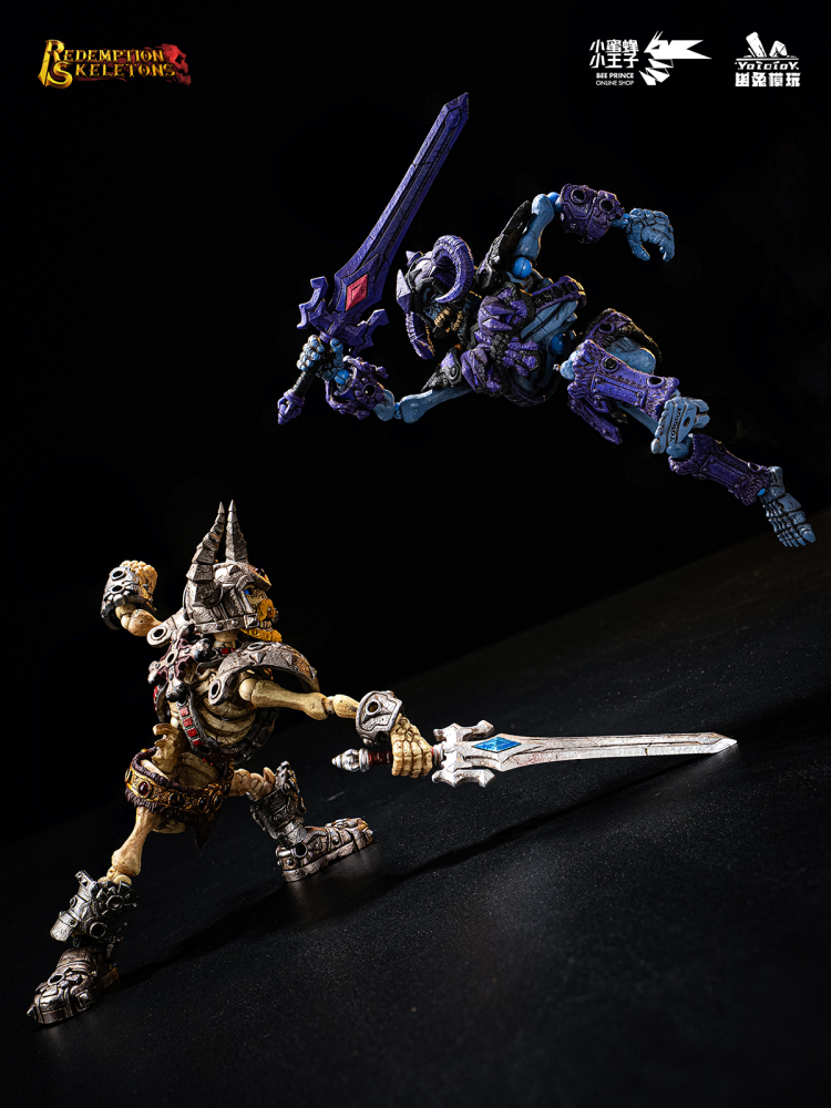 【Pre-order】Youto toy 1/12 Skeleton Army Frenzy Warrior: Skeleton Berserker / Arcane Mage: Skeleton Summoner Action Figure