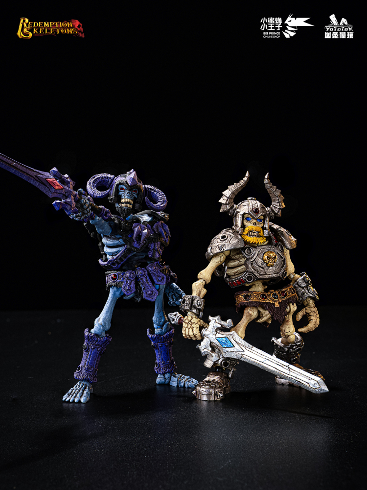 【Pre-order】Youto toy 1/12 Skeleton Army Frenzy Warrior: Skeleton Berserker / Arcane Mage: Skeleton Summoner Action Figure
