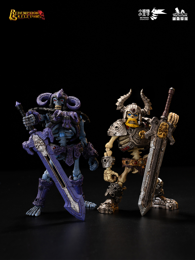 【Pre-order】Youto toy 1/12 Skeleton Army Frenzy Warrior: Skeleton Berserker / Arcane Mage: Skeleton Summoner Action Figure