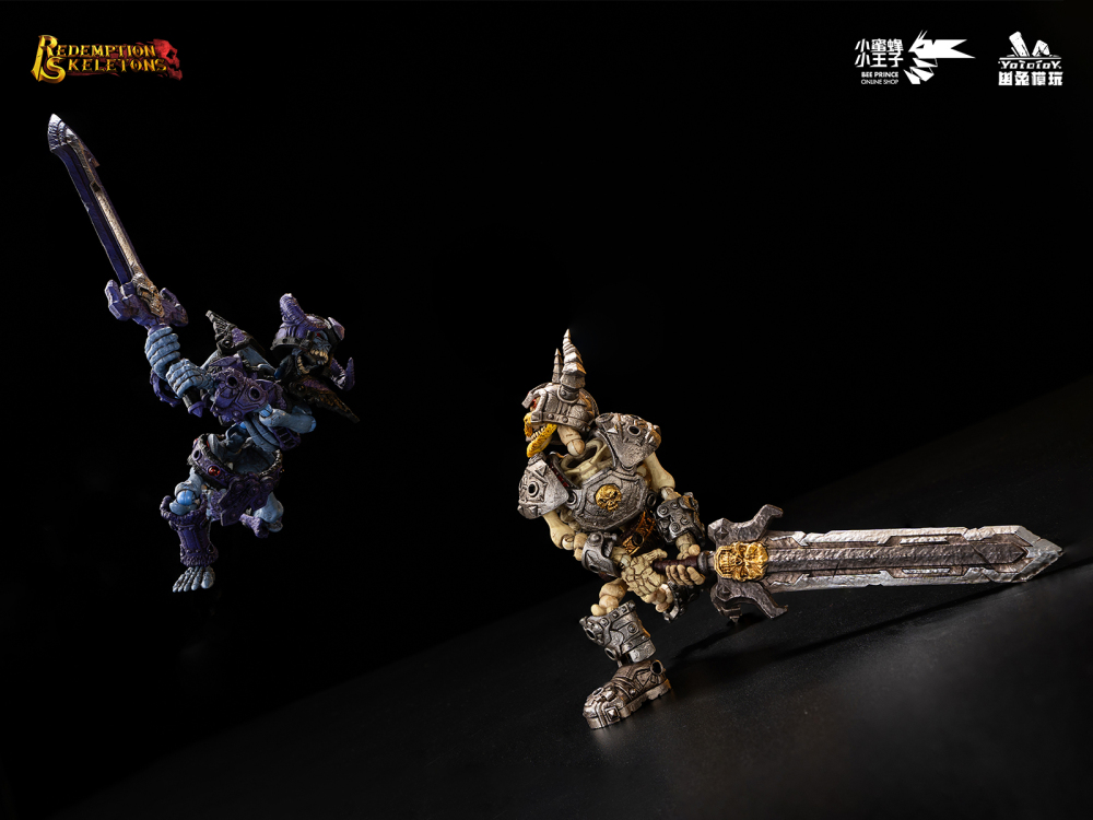 【Pre-order】Youto toy 1/12 Skeleton Army Frenzy Warrior: Skeleton Berserker / Arcane Mage: Skeleton Summoner Action Figure