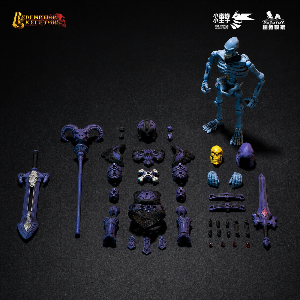 【Pre-order】Youto toy 1/12 Skeleton Army Frenzy Warrior: Skeleton Berserker / Arcane Mage: Skeleton Summoner Action Figure