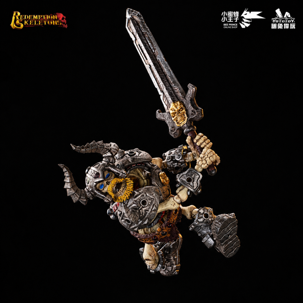 【Pre-order】Youto toy 1/12 Skeleton Army Frenzy Warrior: Skeleton Berserker / Arcane Mage: Skeleton Summoner Action Figure