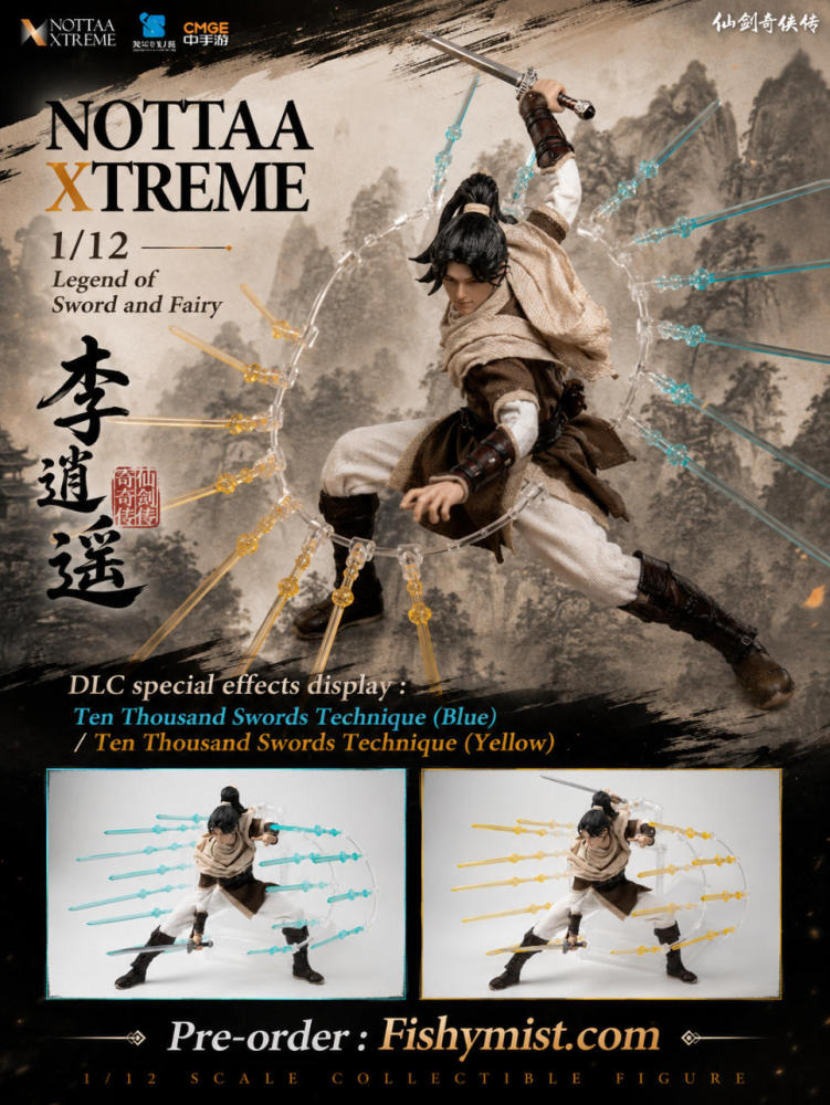 【Pre-order】1/12 NOTTAA XTREME Legend of Sword and Fairy action figure