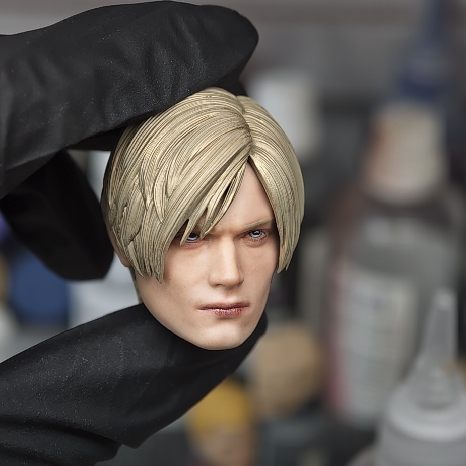 【Pre-order】 1/12 Resident Evil 4/9, Leon Head Sculpture