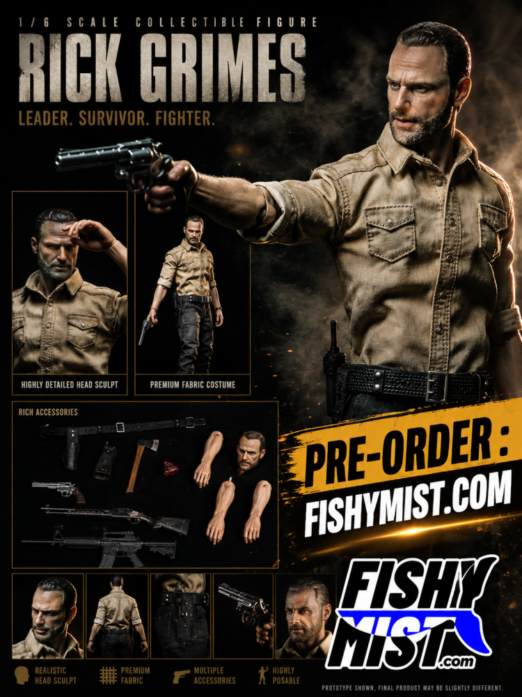 【Pre-order】1/12 The Walking Dead - Rick (Season 9 Look) action figure Kraken Studio