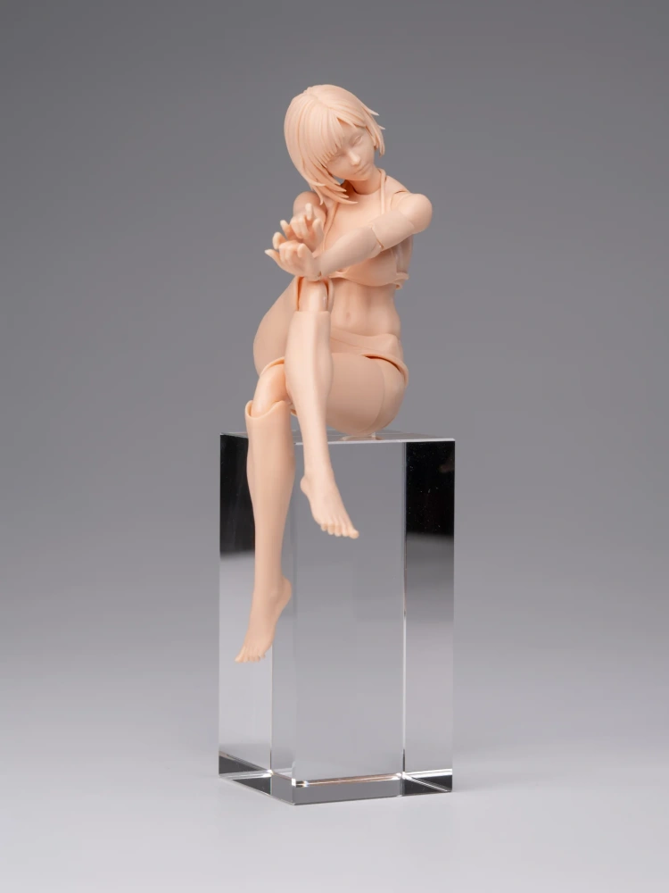 【Pre-order】1/12 Romankey  Highly Articulated Female Body Mia Unpainted Version