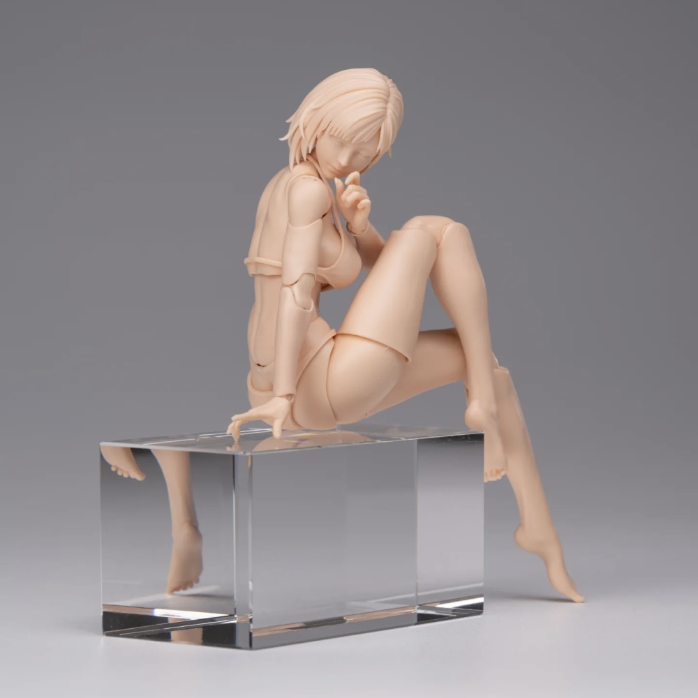 【Pre-order】1/12 Romankey  Highly Articulated Female Body Mia Unpainted Version