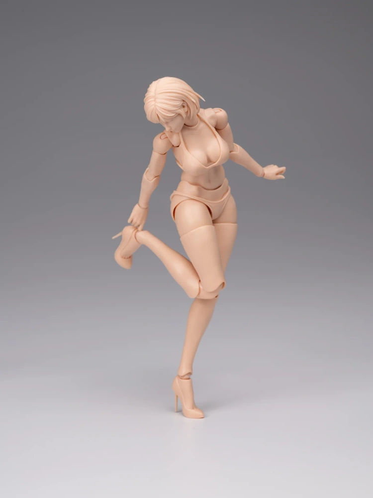 【Pre-order】1/12 Romankey  Highly Articulated Female Body Mia Unpainted Version