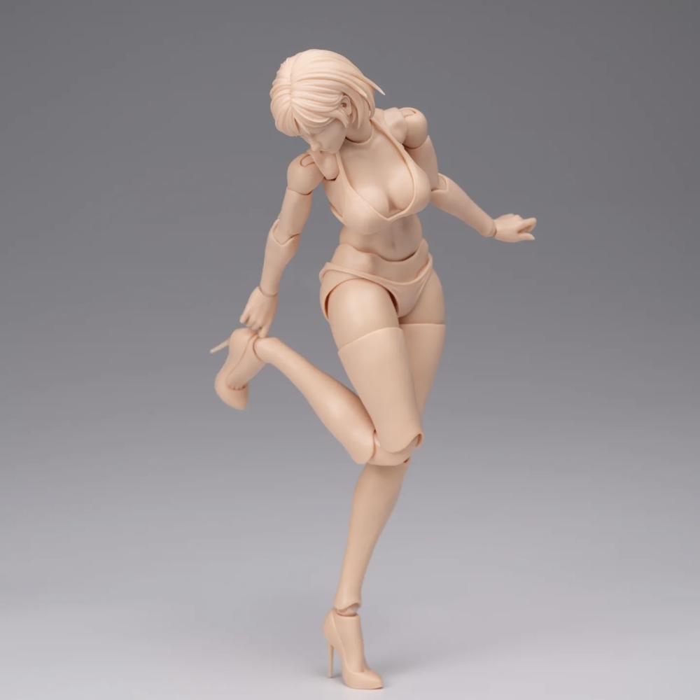 【Pre-order】1/12 Romankey  Highly Articulated Female Body Mia Unpainted Version