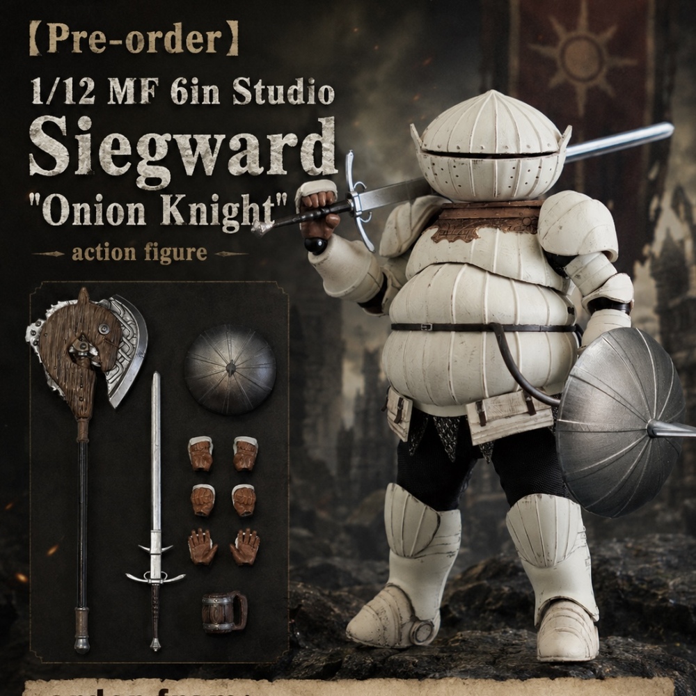 【Pre-order】1/12 MF 6in Studio Siegward "Onion Knight" action figure