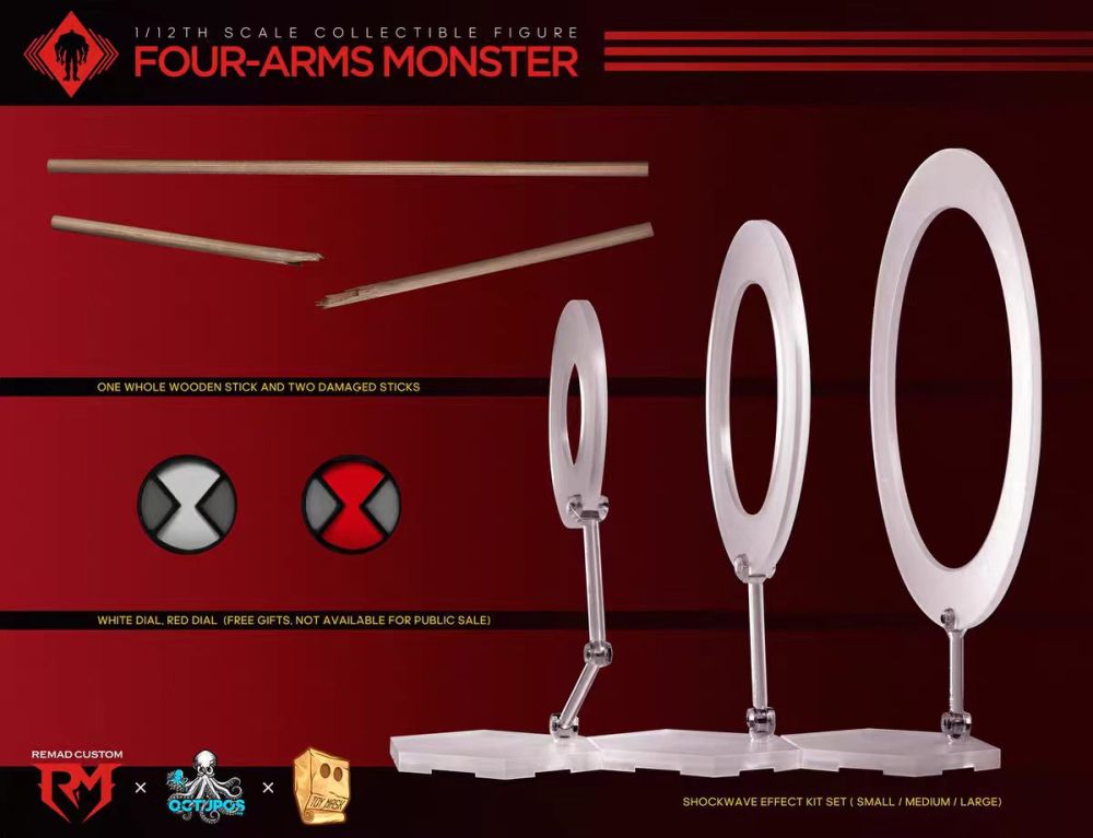 【Pre-order】1/12 SCALE COLLECTIBLE FIGURE FOUR-ARMS MONSTER action figure
