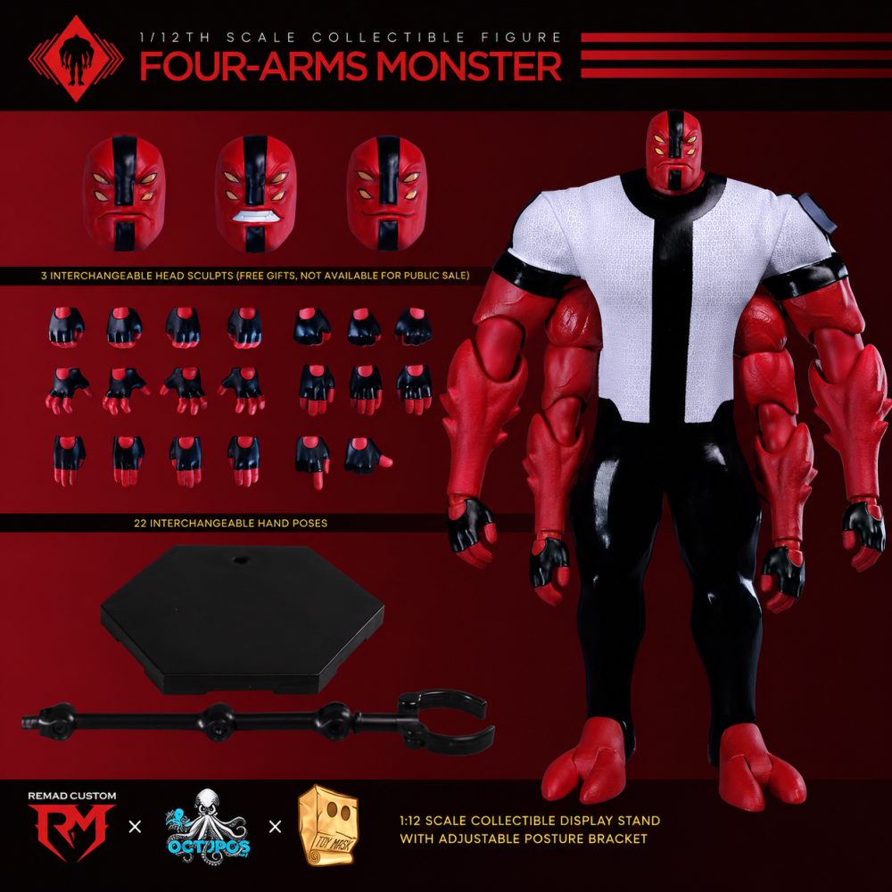 【Pre-order】1/12 SCALE COLLECTIBLE FIGURE FOUR-ARMS MONSTER action figure