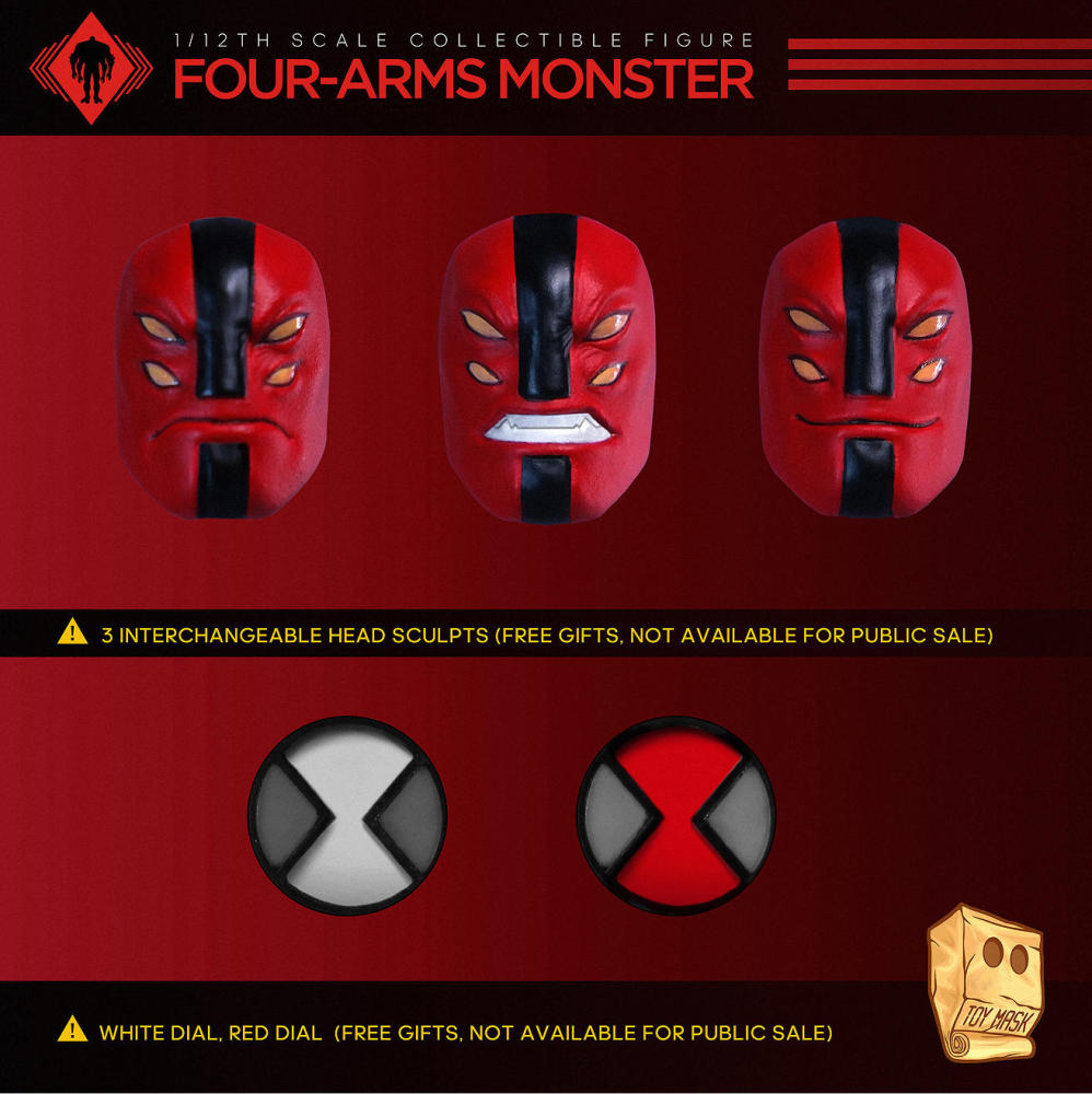 【Pre-order】1/12 SCALE COLLECTIBLE FIGURE FOUR-ARMS MONSTER action figure