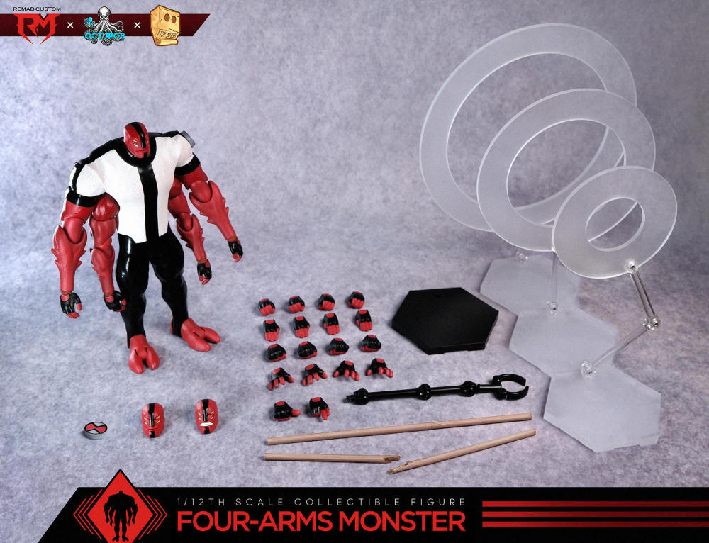 【Pre-order】1/12 SCALE COLLECTIBLE FIGURE FOUR-ARMS MONSTER action figure