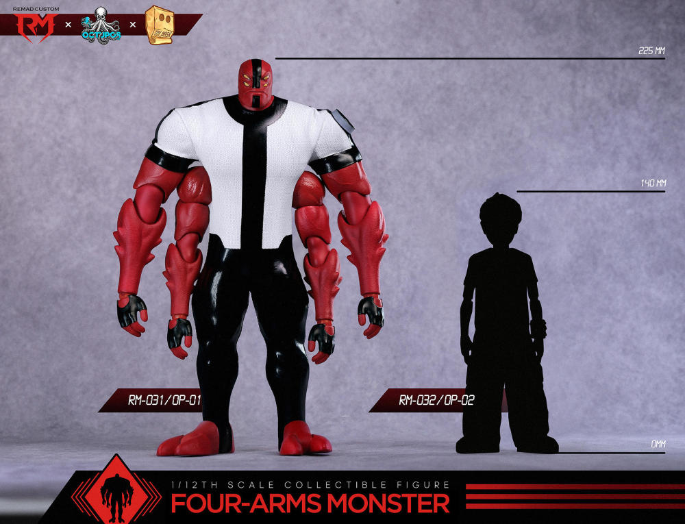 【Pre-order】1/12 SCALE COLLECTIBLE FIGURE FOUR-ARMS MONSTER action figure