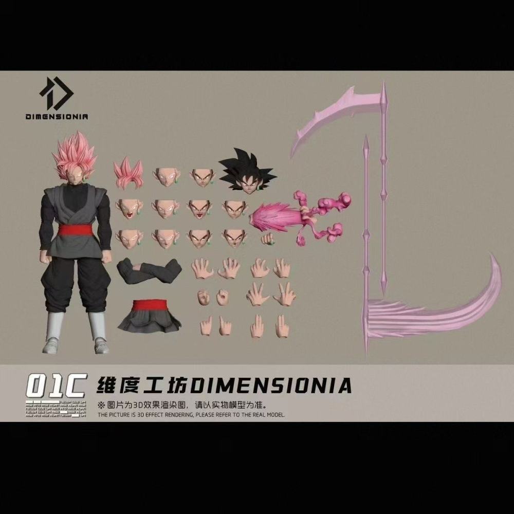 【Pre-order】1/12 Dimensionia- Godslayer - 01A/01B/01C action figure