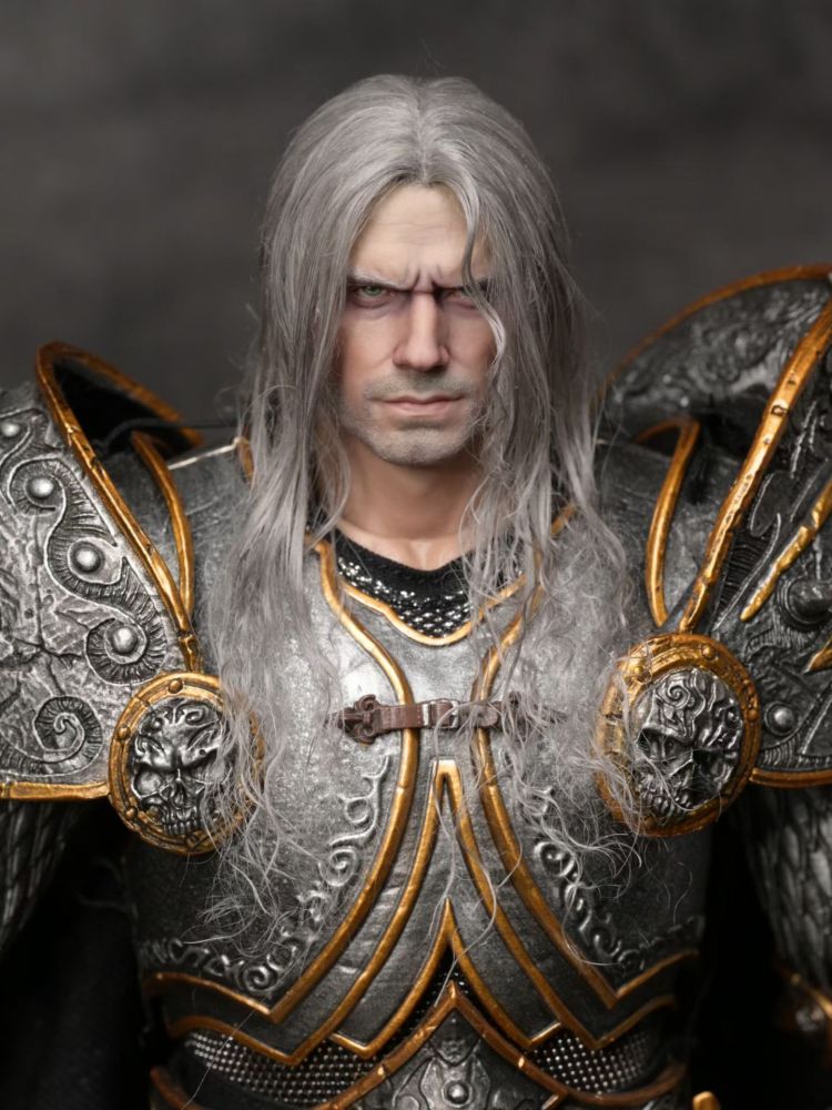 【Pre-order】1/6 Alsace Henry Cavill  TheLichKing - World of Warcraft  Hair Implant Head Sculpture