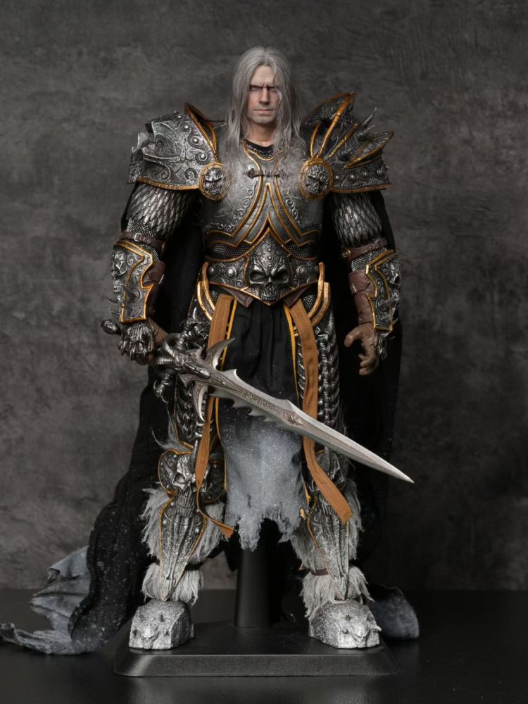【Pre-order】1/6 Alsace Henry Cavill  TheLichKing - World of Warcraft  Hair Implant Head Sculpture