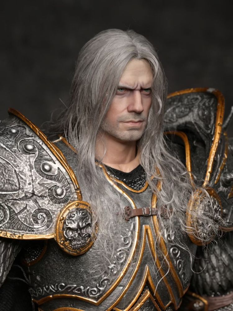 【Pre-order】1/6 Alsace Henry Cavill  TheLichKing - World of Warcraft  Hair Implant Head Sculpture