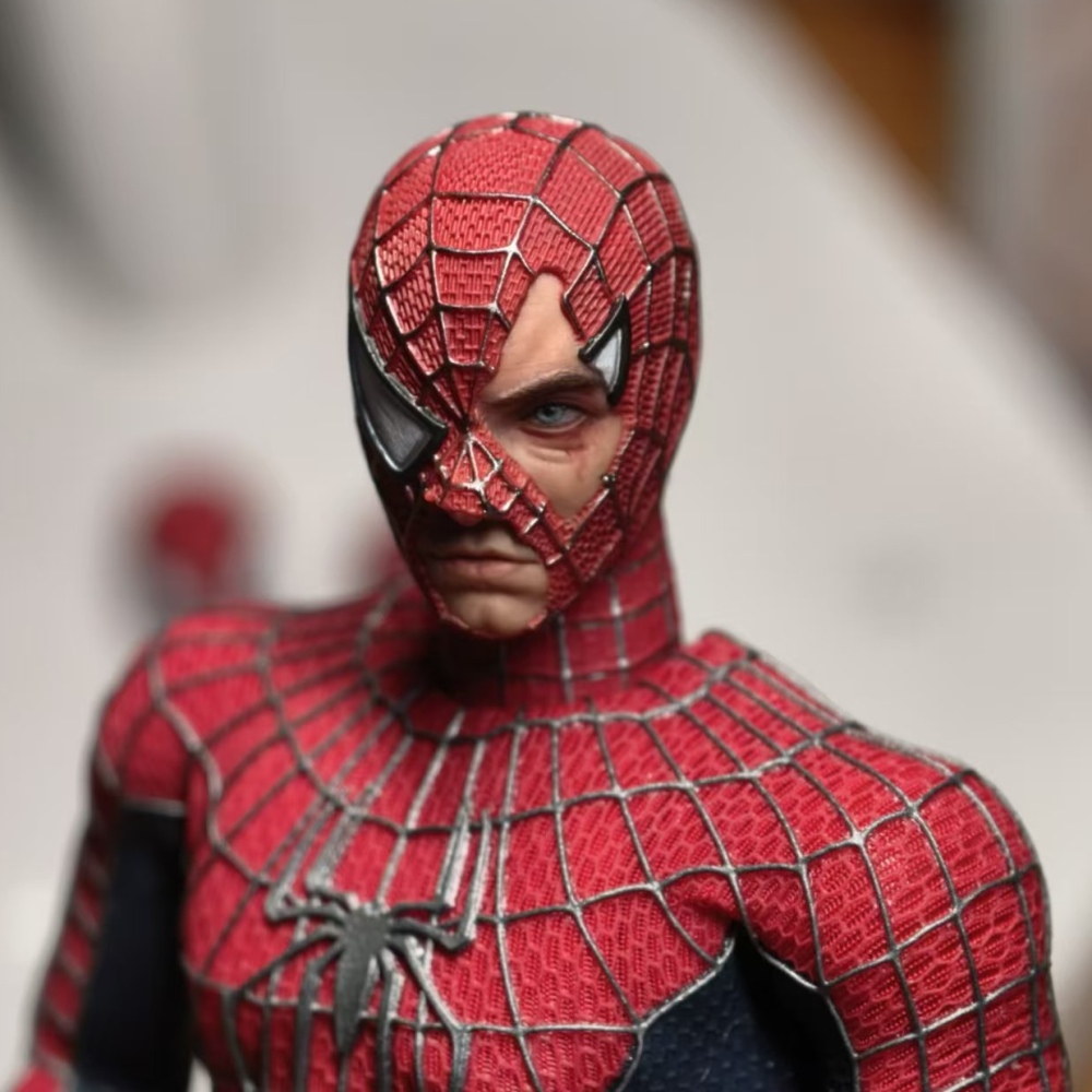 【Pre-order】1/12 Tobey Maguire Spider-Man (Battle Damaged Head Sculpture) Bully Maguire