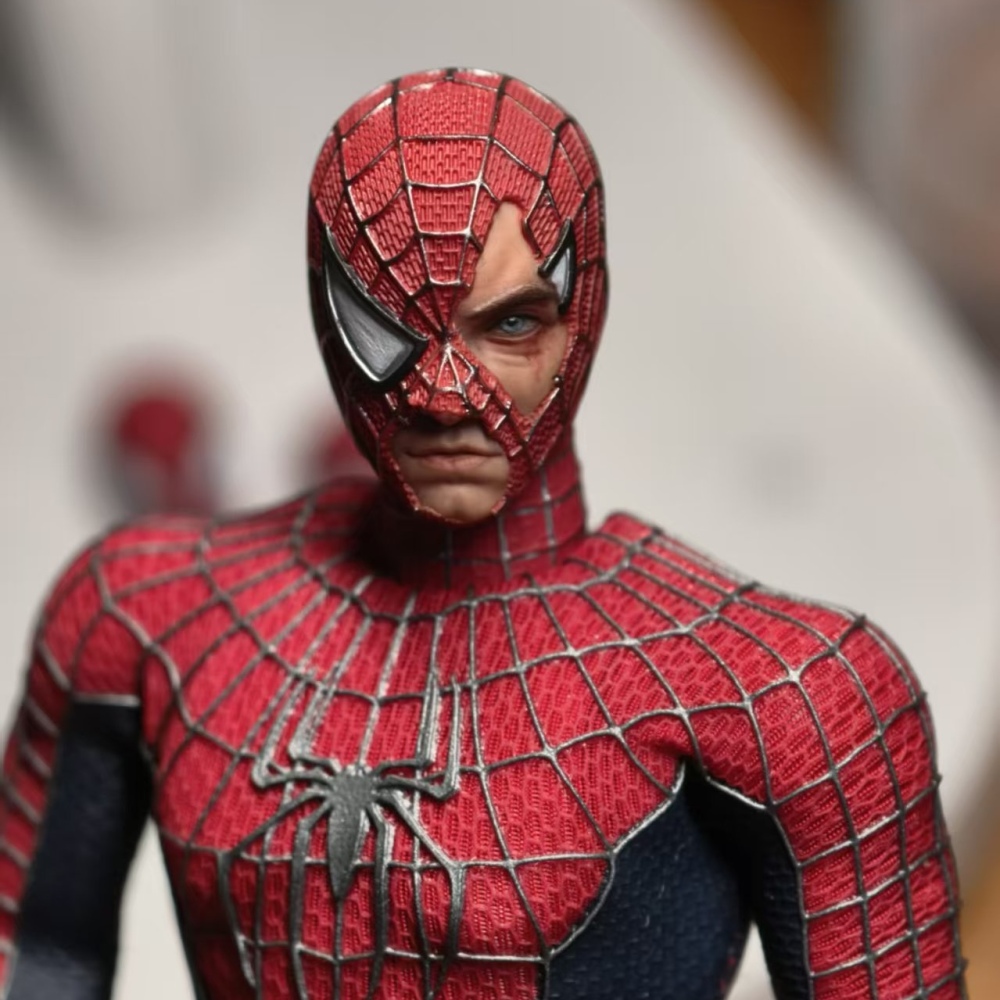 【Pre-order】1/12 Tobey Maguire Spider-Man (Battle Damaged Head Sculpture) Bully Maguire