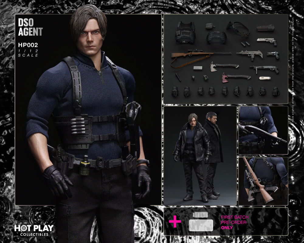 【Pre-order】1/12 HOT PLAY  Resident Evil Leon DSO Agent action figure