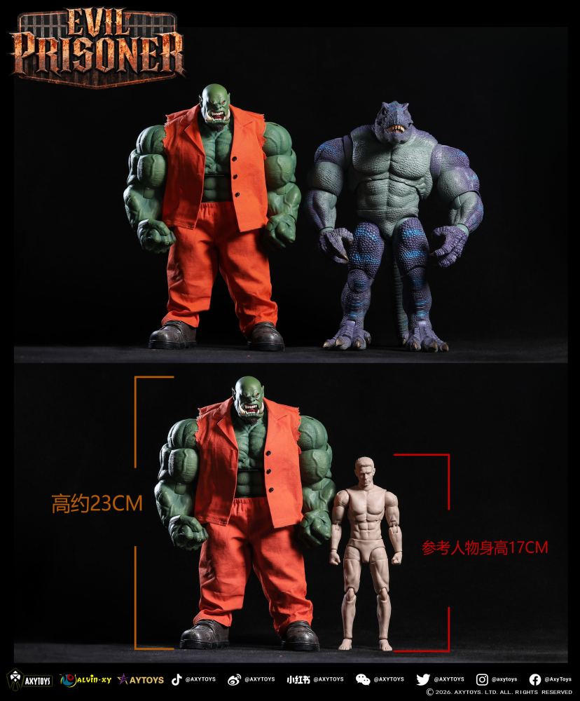 【Pre-order】1/12 AXYTOYS - Evil Prisoner action figure