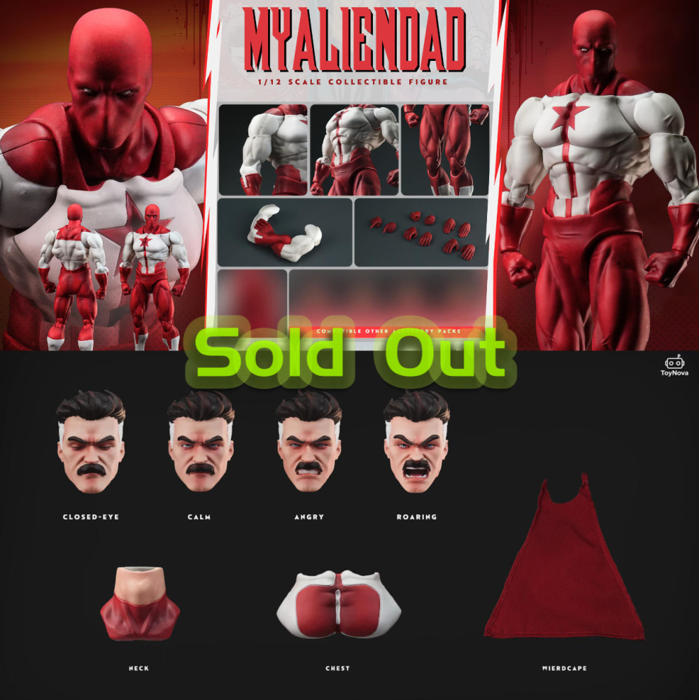 【Available】1/12 ZOOMRIG ZR-001 MYALIENDAD Action figure