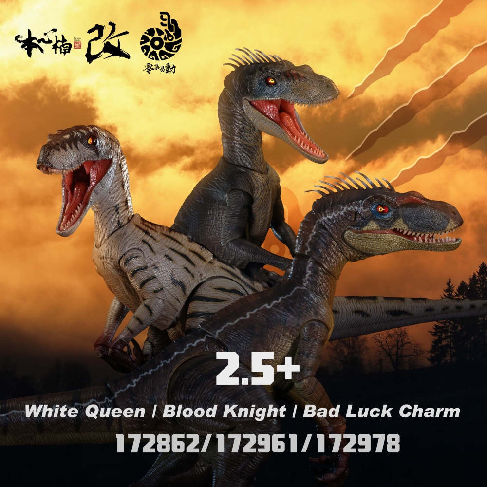 【Pre-order】1/12 Benxinnan-White Queen & Blood Knight+Bad Luck Charm. Smart Series" Raptor 2.5 +version