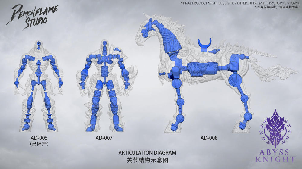 【Pre-order】1/12 Darksiders 2- Abyss Knight - Apocalypse Ver.&Despair action figure