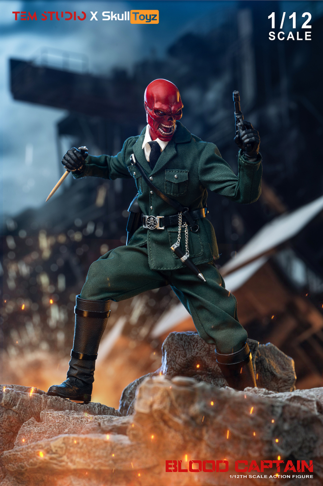 【Pre-order】TEM STUDIO x Skull Toyz Blood Captain 1/12 Scale Action Figure