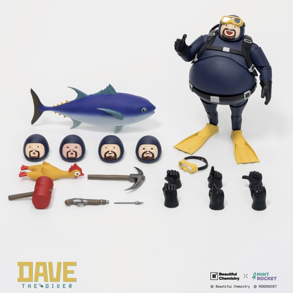 【Pre-order】1/12 Beautiful Chemistry × DAVE THE DIVER action figure