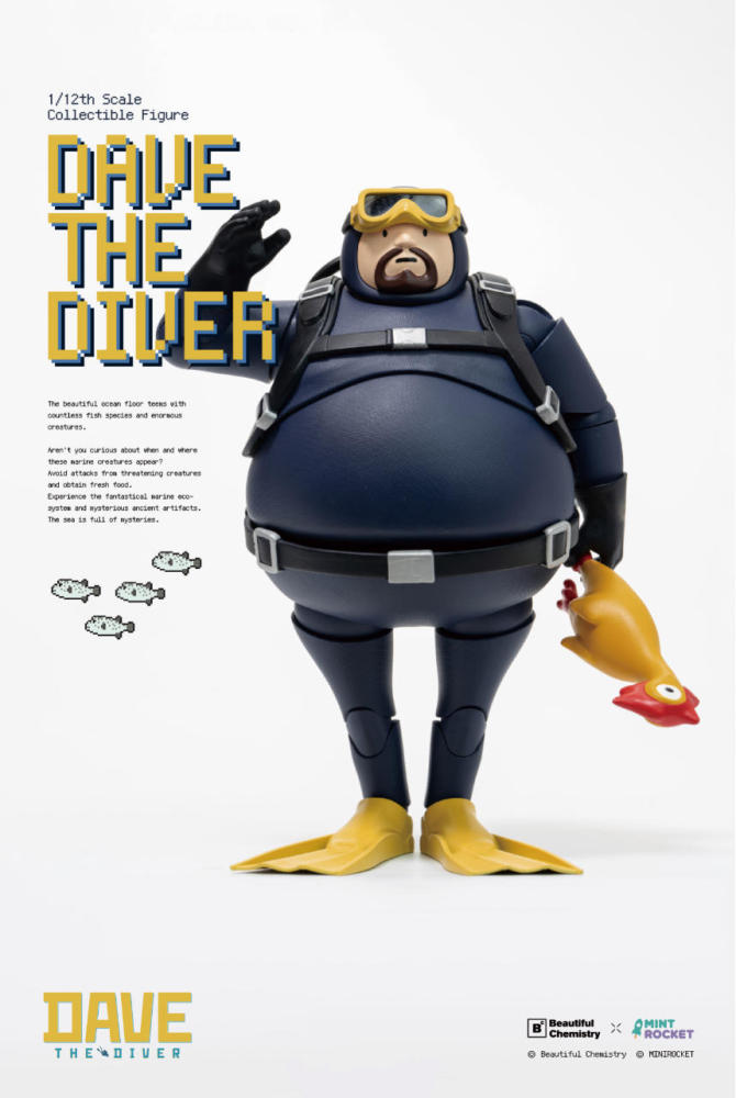 【Pre-order】1/12 Beautiful Chemistry × DAVE THE DIVER action figure