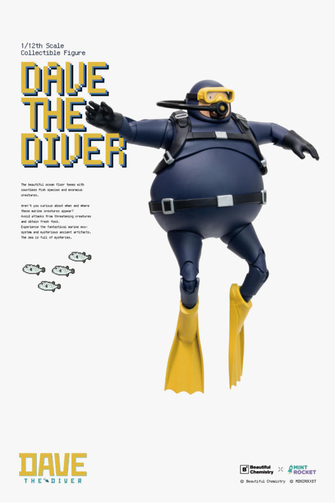 【Pre-order】1/12 Beautiful Chemistry × DAVE THE DIVER action figure
