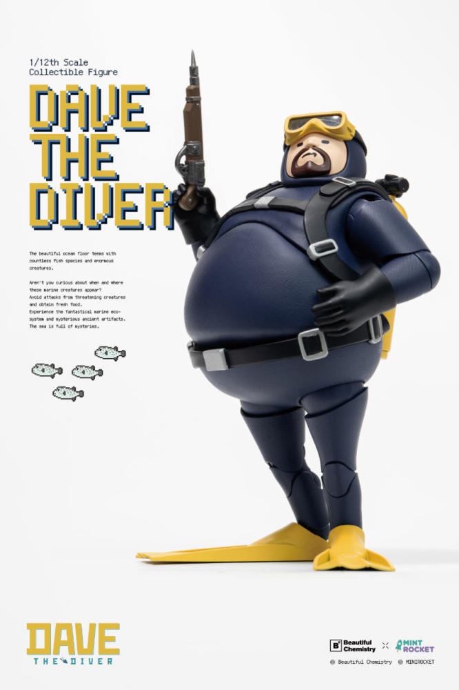 【Pre-order】1/12 Beautiful Chemistry × DAVE THE DIVER action figure
