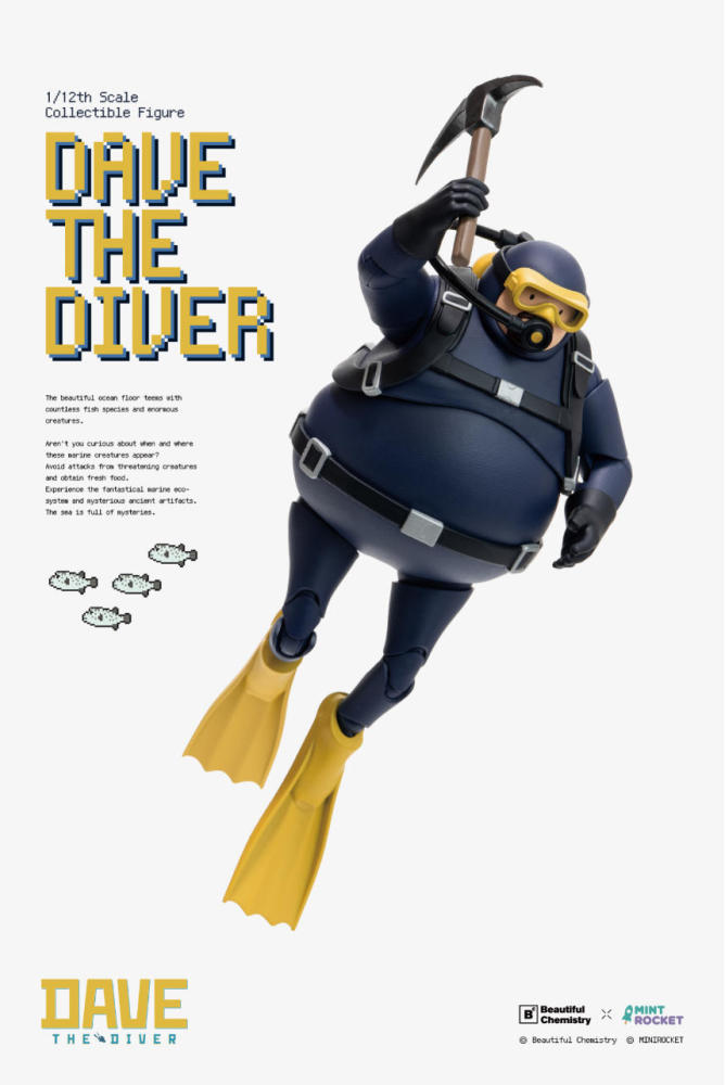 【Pre-order】1/12 Beautiful Chemistry × DAVE THE DIVER action figure