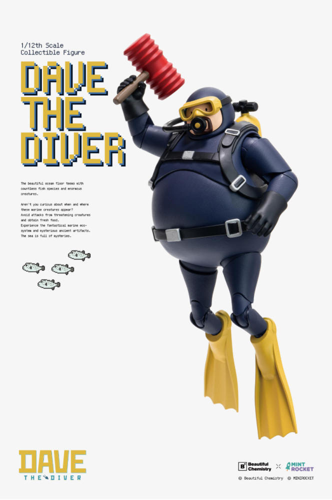 【Pre-order】1/12 Beautiful Chemistry × DAVE THE DIVER action figure