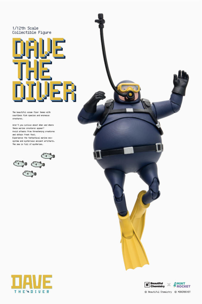【Pre-order】1/12 Beautiful Chemistry × DAVE THE DIVER action figure